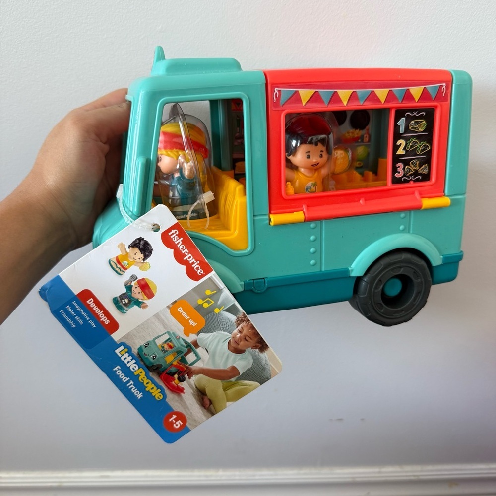 Fisher-Price Little People Ice Cream Truck - Teal and‎ Red